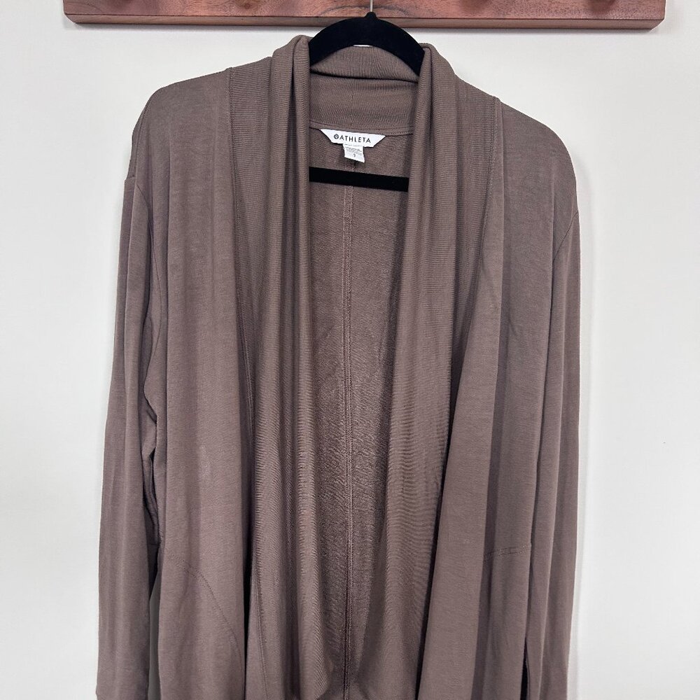 Athleta Pranayama Restore Wrap Brown Small